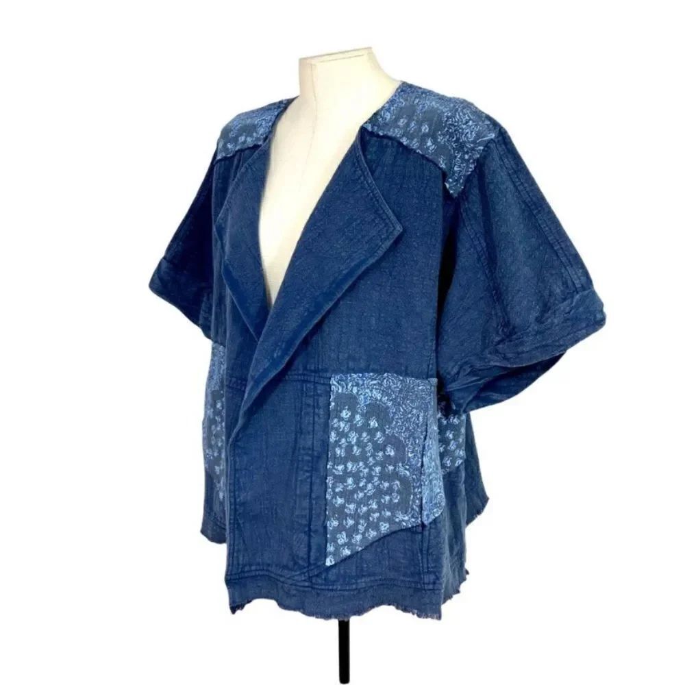 Anthropologie Pilcro Denim Kimono Jacket - Picture 4 of 6